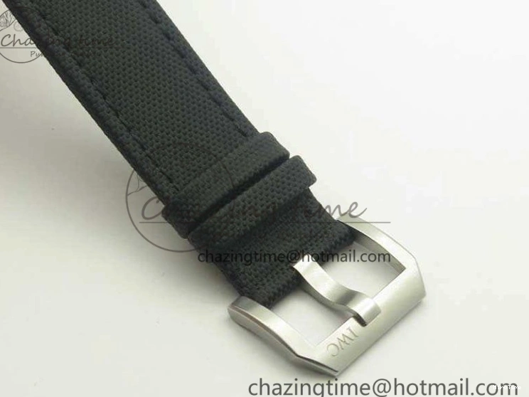 MIROTIME 0125 HighQuality Mark XVIII LAUREUS IW324703 Black Ceramic MKF Best Edition On Black Nylon Strap A 7218
